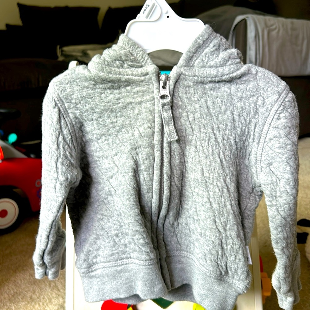 Organic Cotton Matelassé Baby Jacket